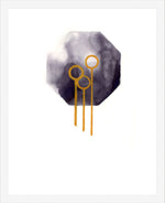 Load image into Gallery viewer, Eighty-three - Black and Gold