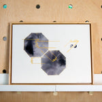 Load image into Gallery viewer, Sixteen - Black and Gold