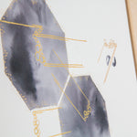 Load image into Gallery viewer, Sixteen - Black and Gold