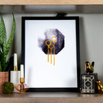Load image into Gallery viewer, Eighty-three - Black and Gold