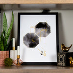 Load image into Gallery viewer, Sixteen - Black and Gold