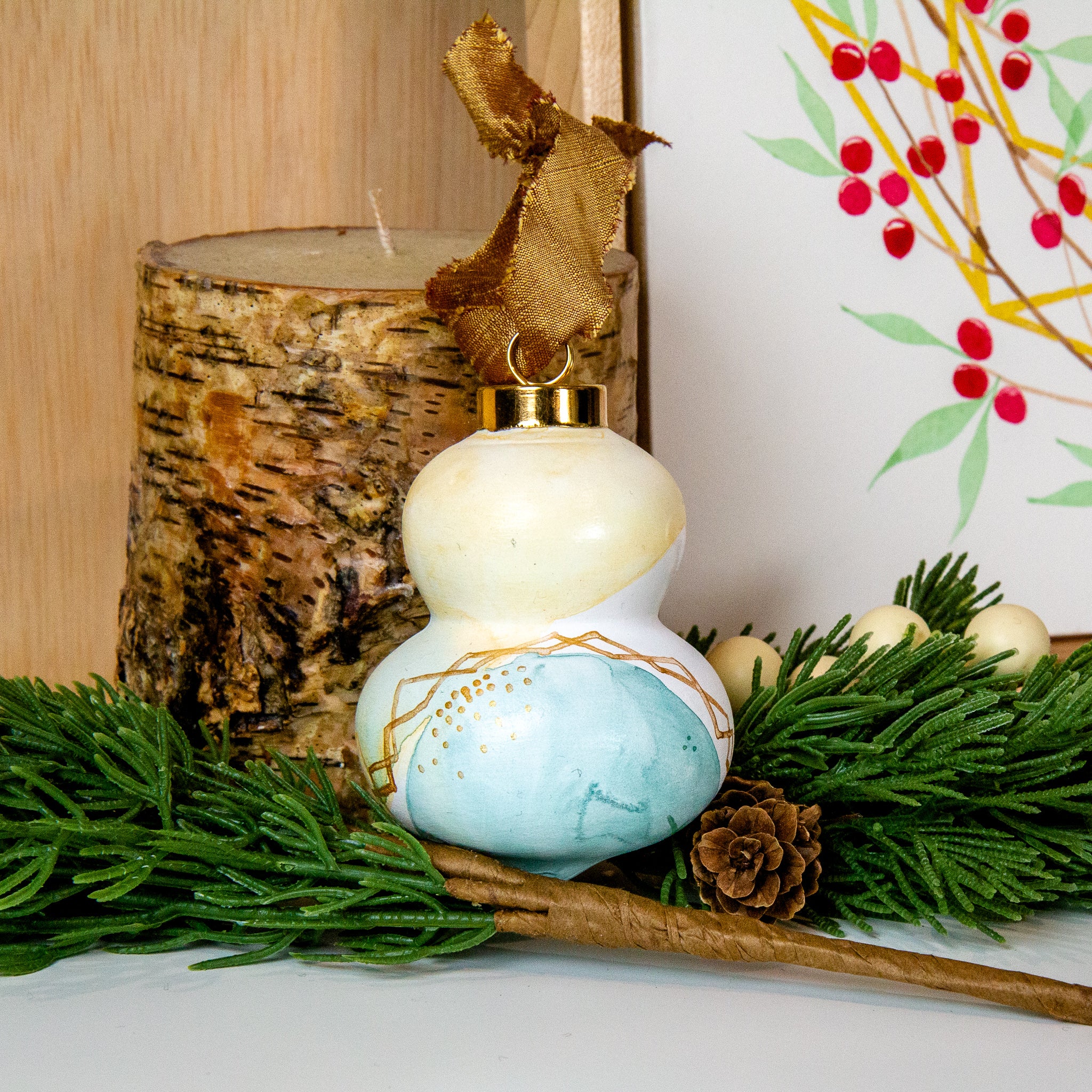 Hand Painted Ceramic Ornaments